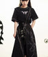Line Drawing Printed Skirt